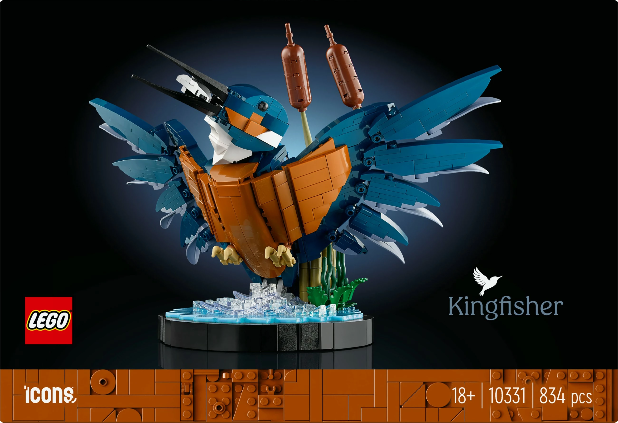 Gradbeni komplet Vodomar LEGO, 834 kosov, večbarven