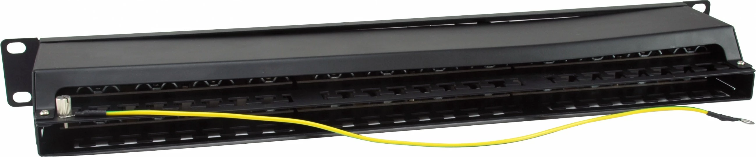 Mrežni pripomoček EQUIP 326626, 48 vrat, Cat6a, 10GBase-T, 1U, črn