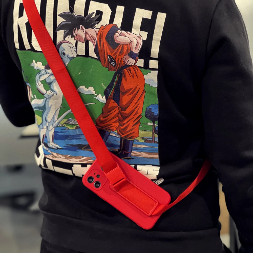 Ovitek s vrvico Hurtel za Xiaomi Redmi Note 10 5G / Poco M3 Pro, modra