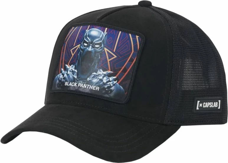 Kapa Capslab Marvel Black Panther, črna