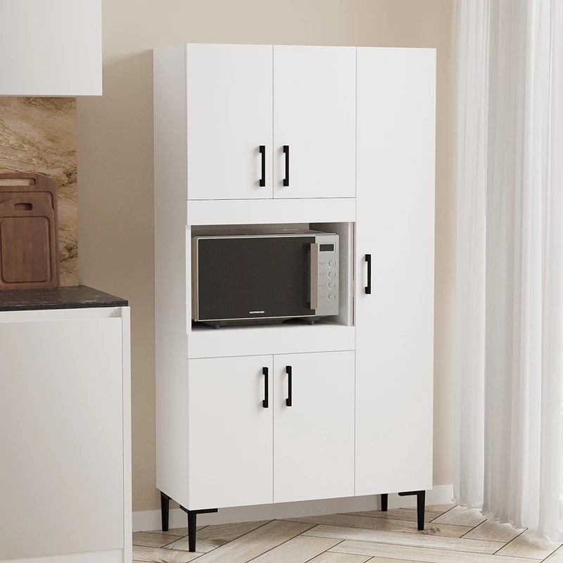 Kuhinjska omara Defne, bela, 89x37.5x160 cm