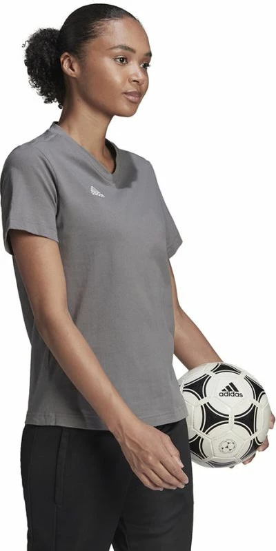 Trening majica za ženske adidas, siva