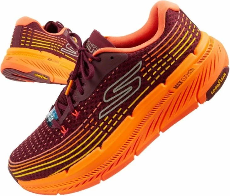 Tekstilne športne superge Skechers, oranžne