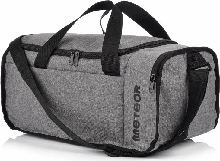 Fitnes torba Meteor, unisex, siva