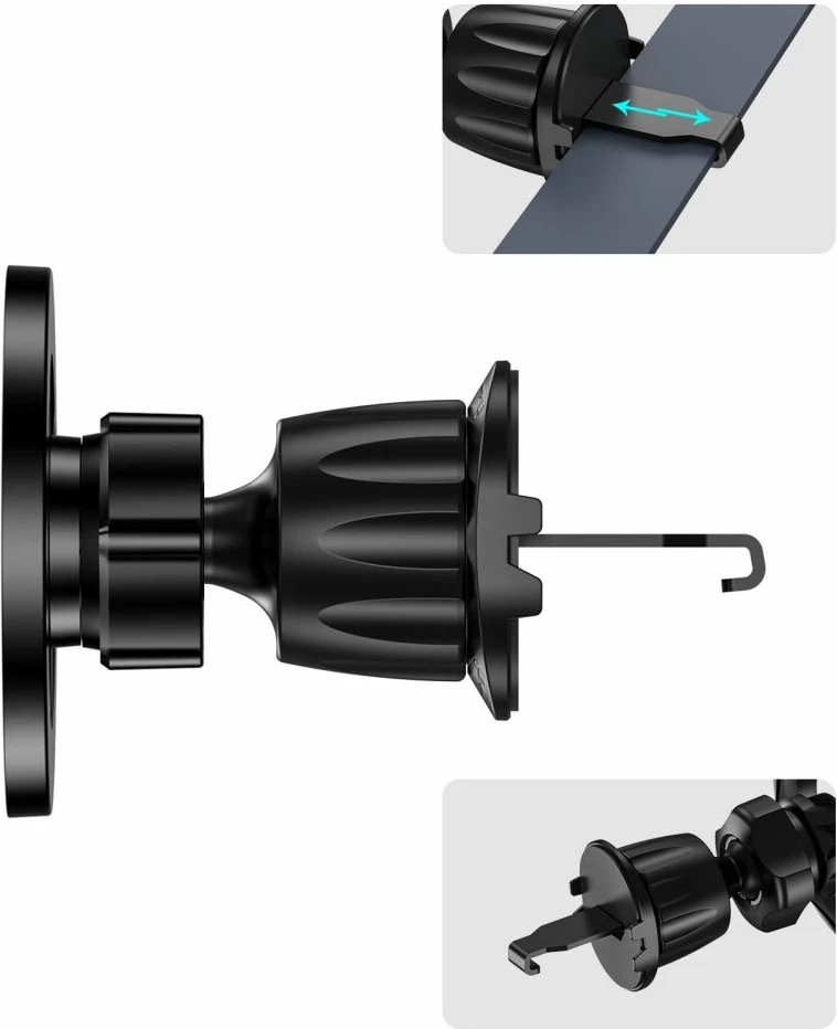 Magnetni nosilec za pametni telefon z MagSafe za avto, črn, Tech-Protect N56