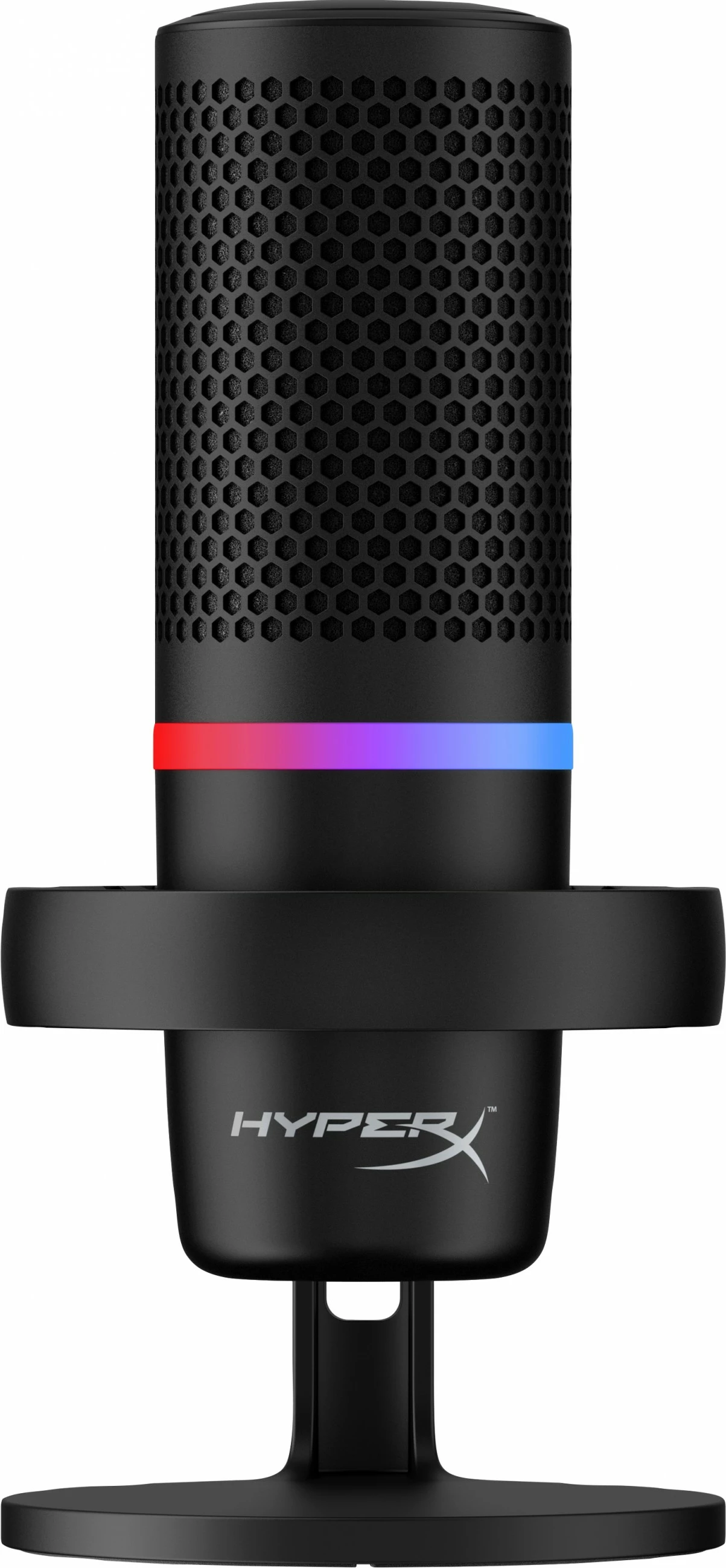 USB mikrofon, HyperX DuoCast 24-bit 96kHz, RGB, črn