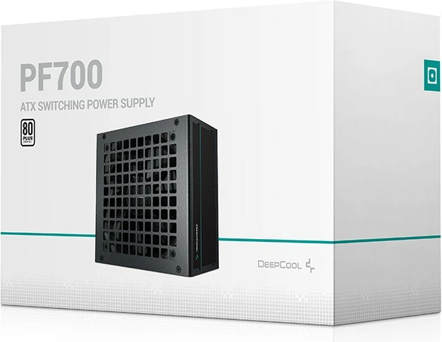 Napajalnik 700 W Deepcool PF700, 80 PLUS, ne-modularen, črn