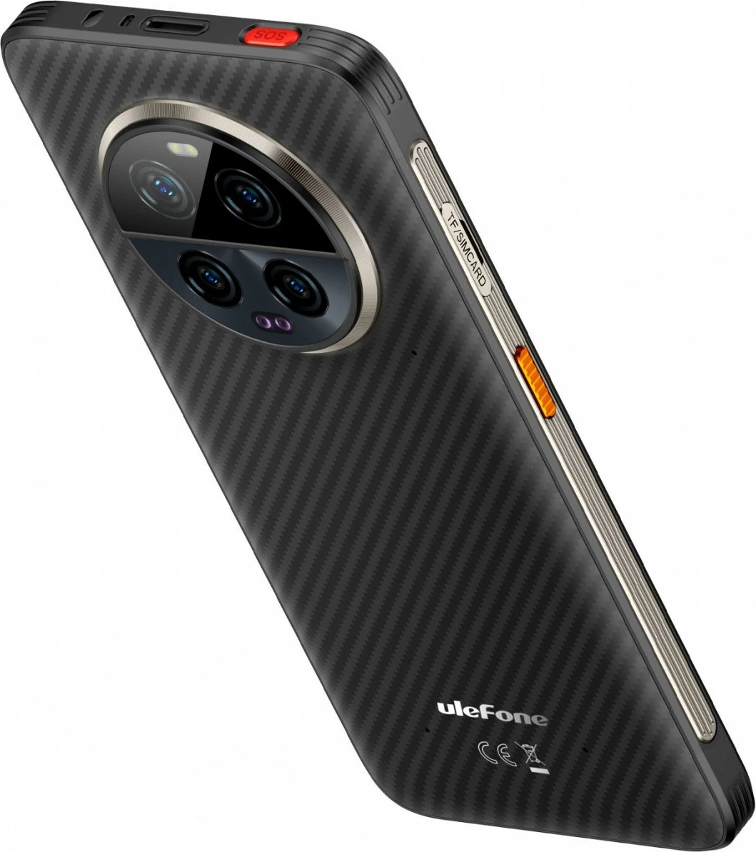 Ultra odporen pametni telefon Ulefone Armor 23 Ultra 5G, 12/512GB, črn