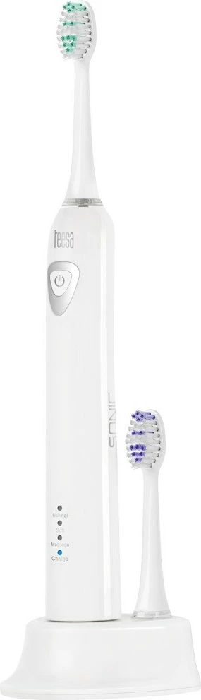 Sončna električna zobna ščetka TEESA TSA8010, bela, z 2 glavi