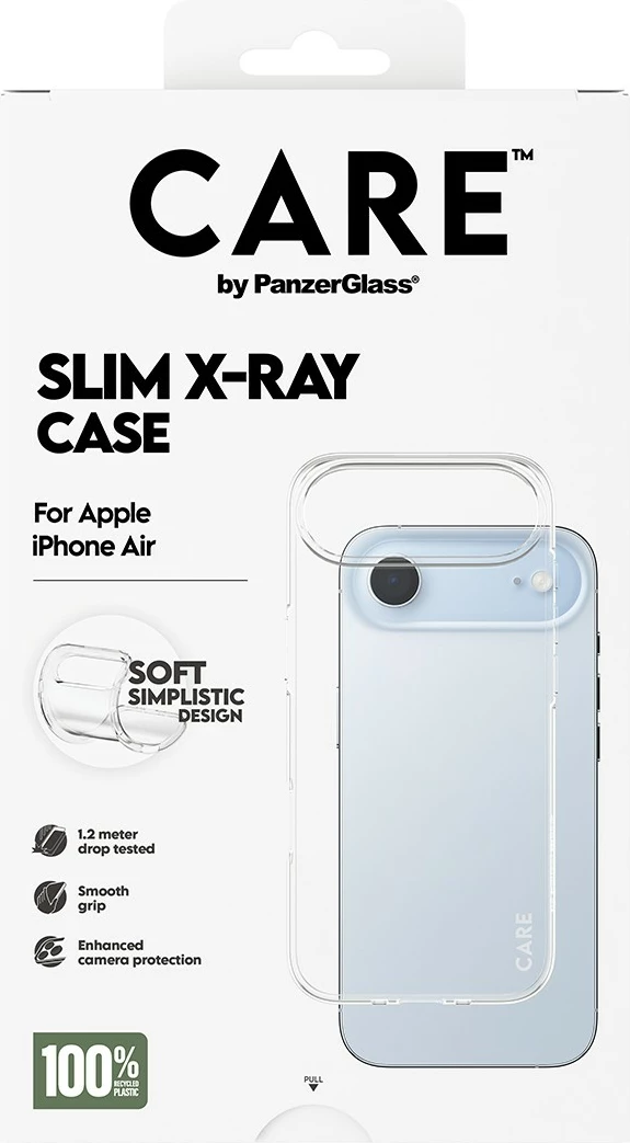 Prozoren ovitek za telefon PanzerGlass CARE fashionable X-Ray Soft Basic za iPhone Air