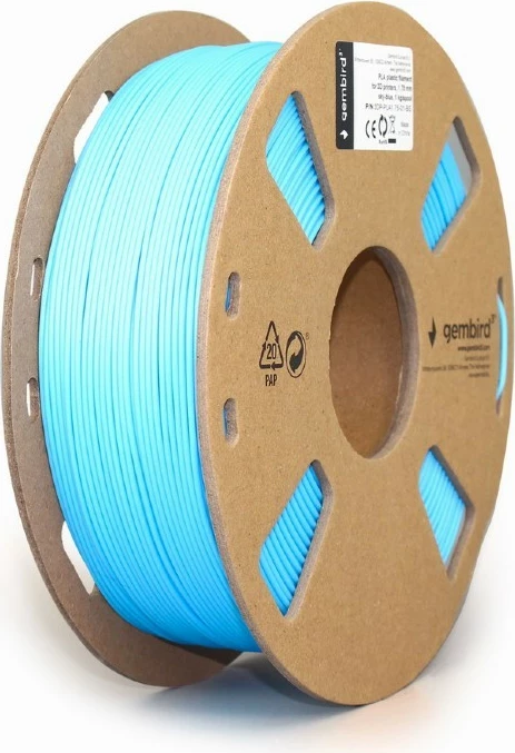 PLA filament Gembird, 1,75 mm, moder, 1 kg