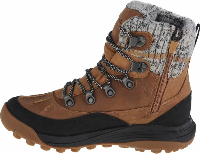 Zimske čevlje Merrell za ženske, rjavi