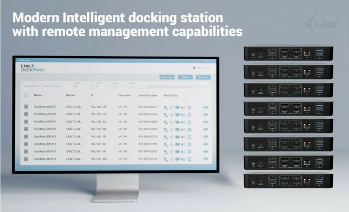 Docking računalniško ohišje i-tec CAINTGDUAL4KDOCPD, 100W Power Delivery, črn