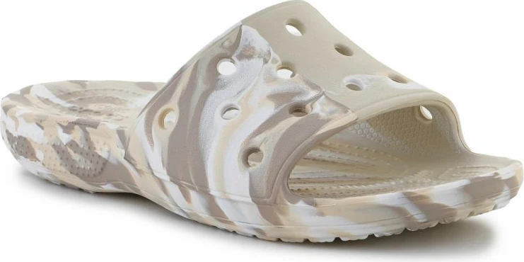 Natikače Crocs Classic Marbled, kremne, unisex