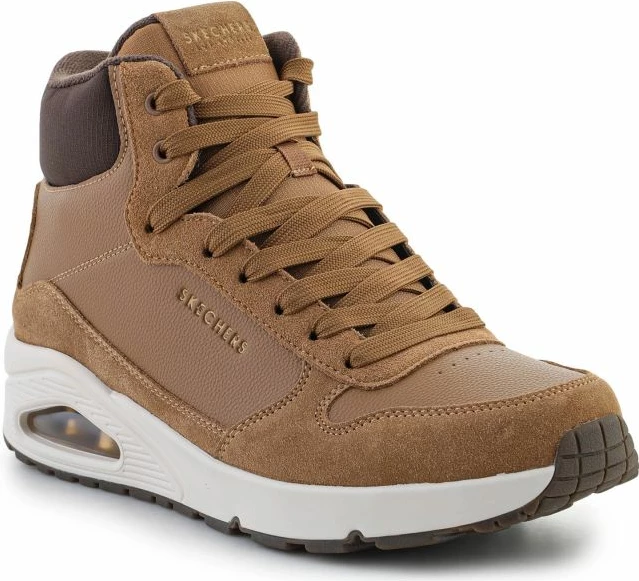 Superge, Skechers Uno Stacre Mid 183013-WSK, kava