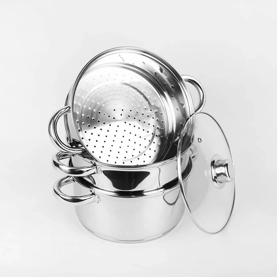 Parna lonec, 3 L, 20 cm, nerjaveče jeklo Maestro MR-2900-20