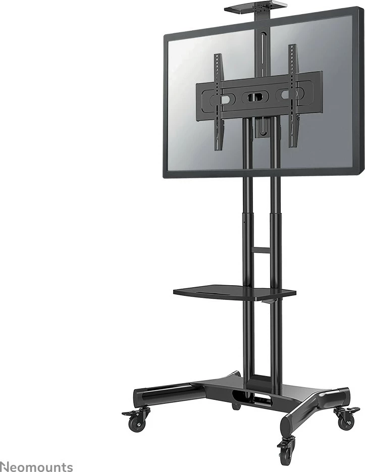 Mobilni stojalo za TV Neomounts NM-M1700BLACK, za zaslone 32-75 palcev, nastavljiva višina, črno