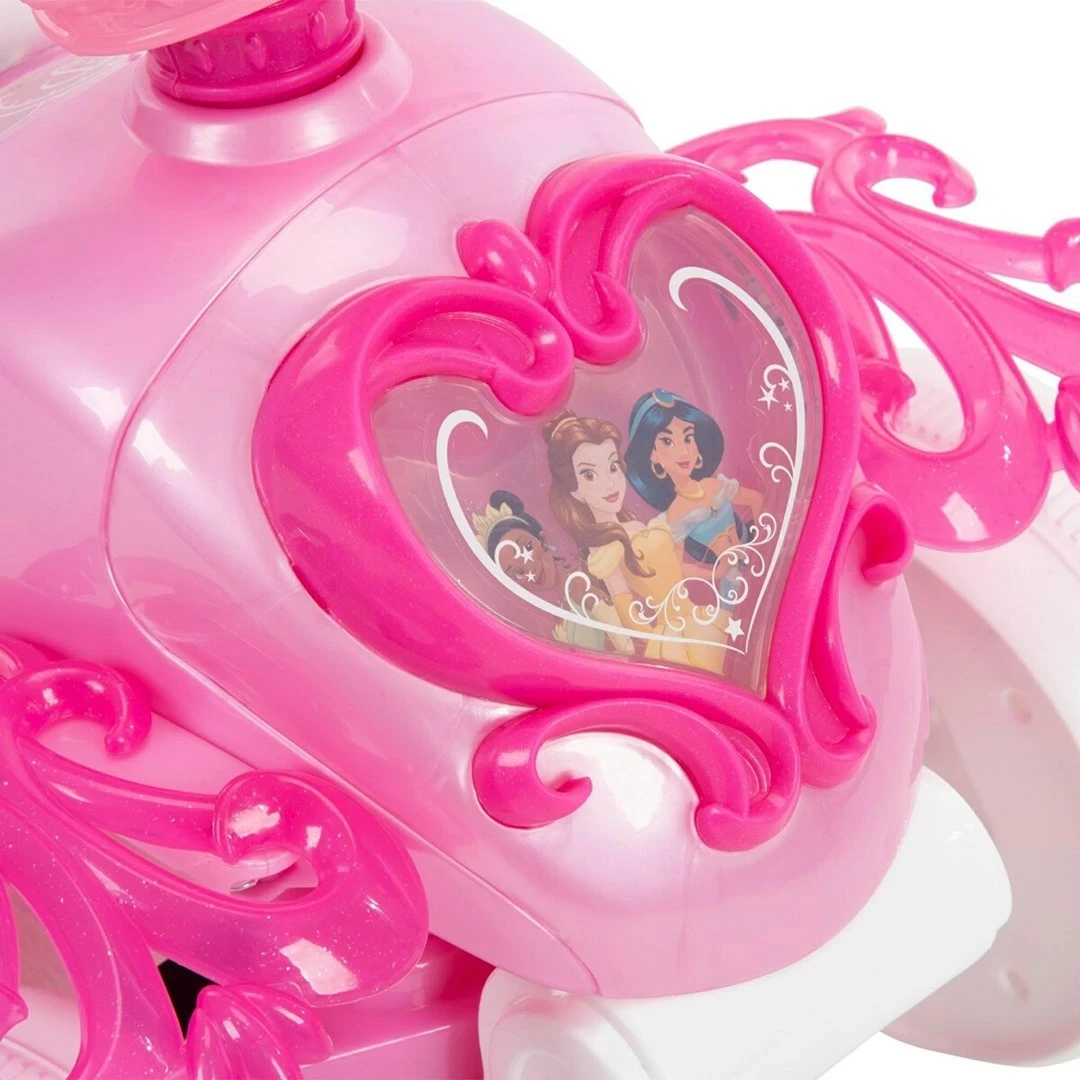 Električni štirikolesnik za otroke Princess Bubble HUFFY 19055W, roza