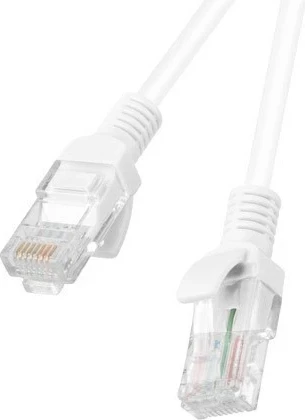 Patch kabel 3 m Cat5e, bel, 10 kosov Lanberg