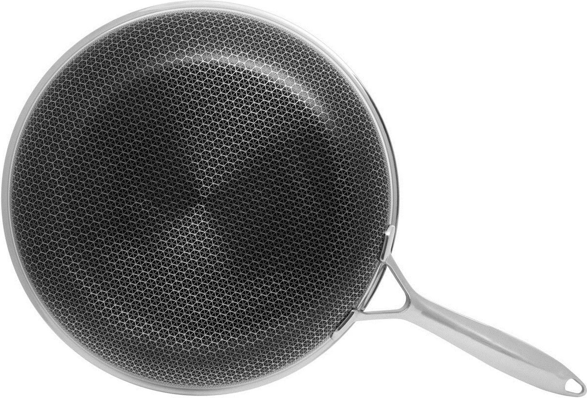 Ponev z lopato Black Cube 28 cm KOHERSEN, s pokrovom, srebrna