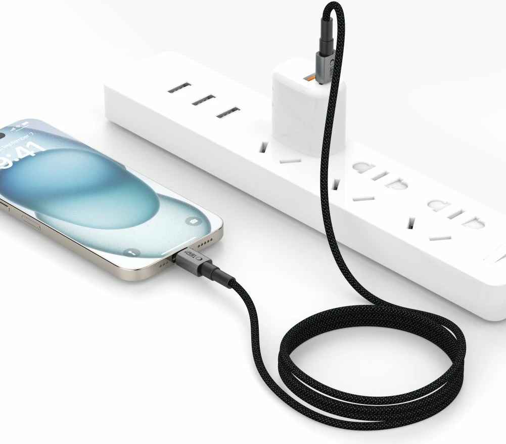 USB-C kabel Tech-Protect UltraBoost DNA, 25 cm, 60 W, siv