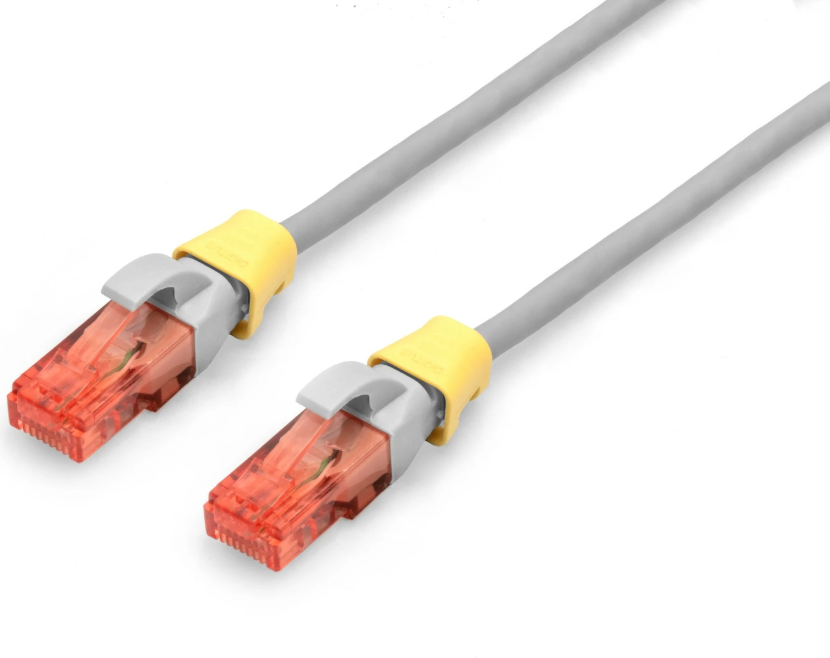 Klipi za kabel RJ45, 100 kosov, PVC, rumena — Digitus