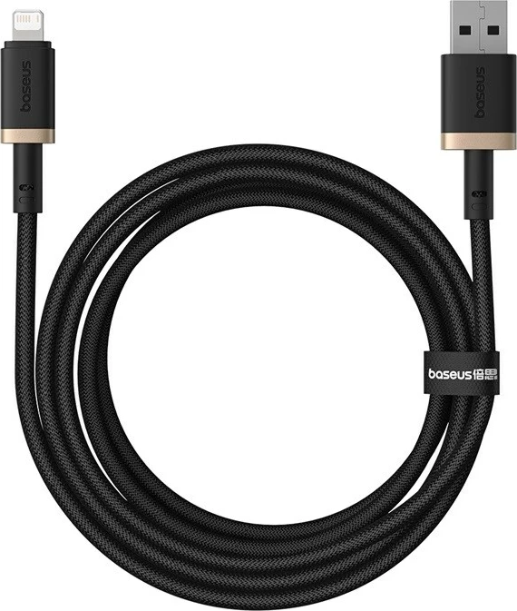 Kabel za polnjenje Dura Type A Baseus, 2,4 A, 2 m, črno-zlata
