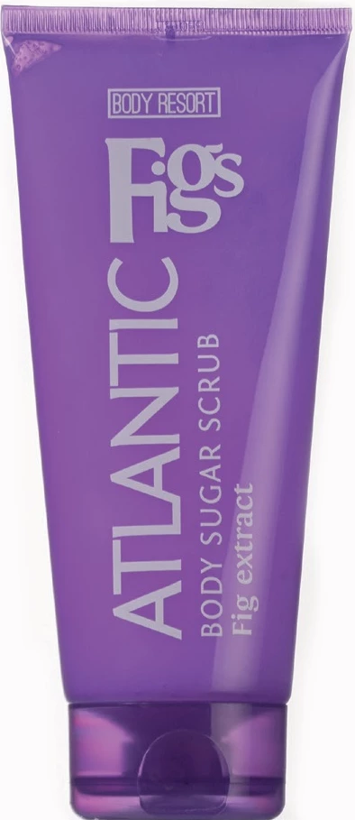 Piling za telo za ženske z izvlečkom fige, Body Resort Purple Sugar, 250 g