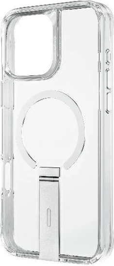 Ovitek za telefon UNIQ Eleva s stojalom Vertica za iPhone 16 Pro, prozoren