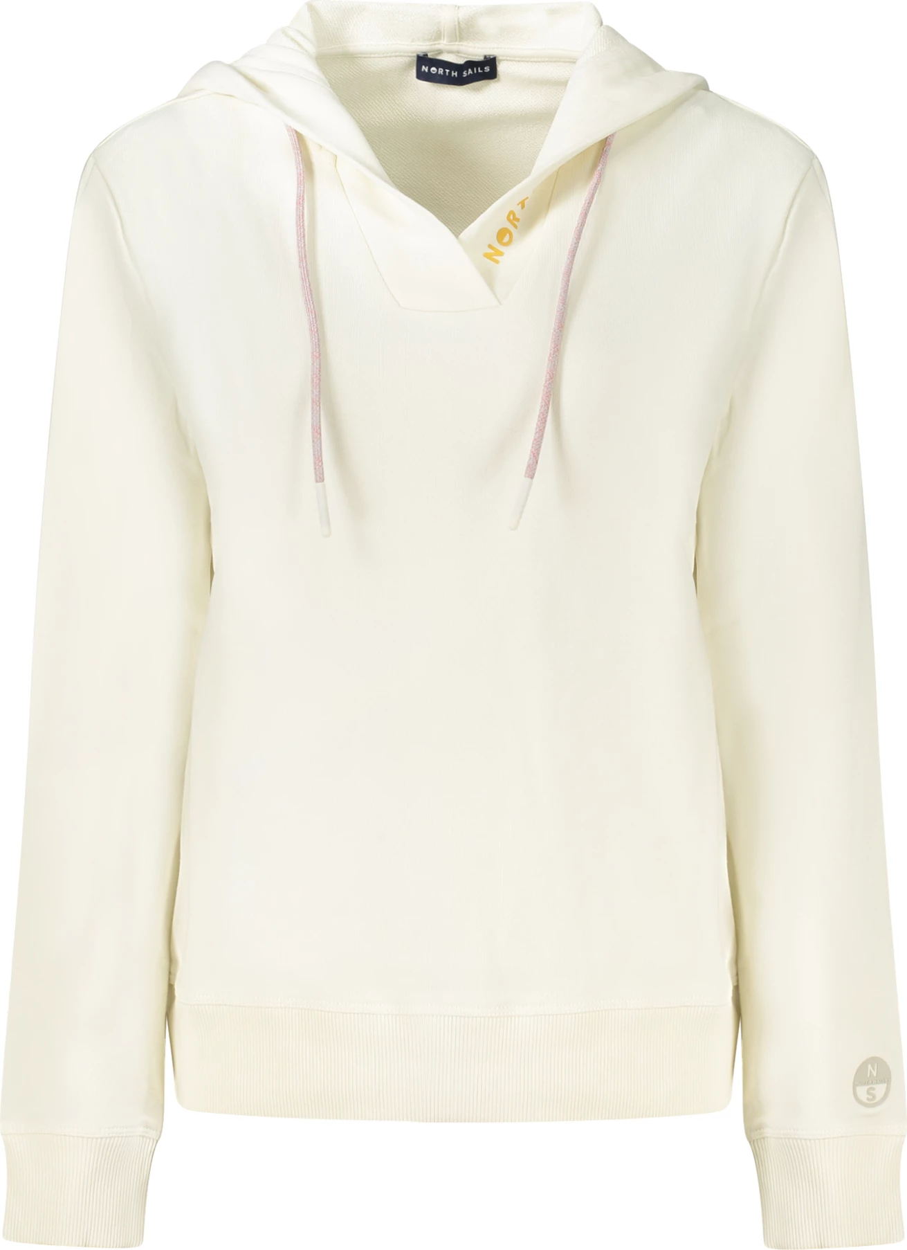 Pulover s kapuco za ženske NORTH SAILS, bel