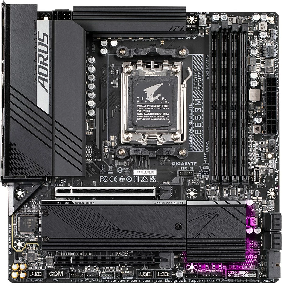 Matična plošča Gigabyte GA-B650M-AORUS Elite, Socket AM5, micro ATX