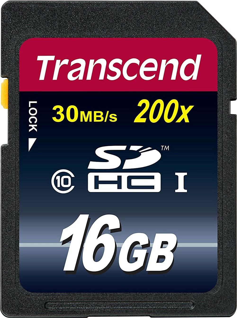 SDHC kartica Transcend 16 GB, Class 10, črna