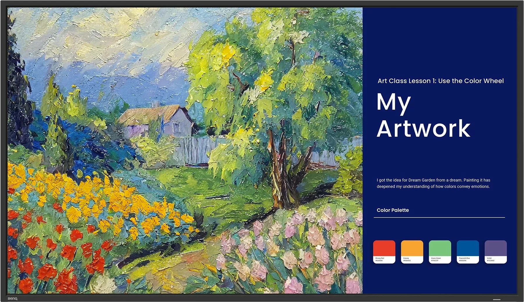 Velik zaslon 43-palčni BenQ SL4304, 4K Ultra HD, Android, črn