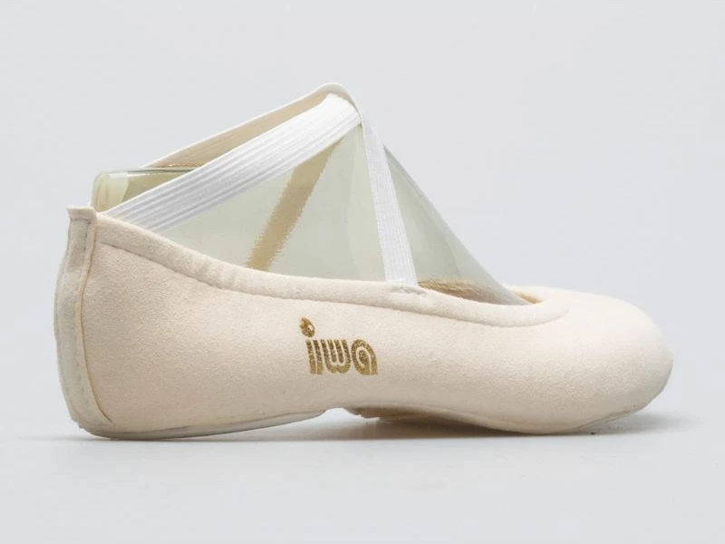 Baletne telovadne čevlje IWA 302, krem
