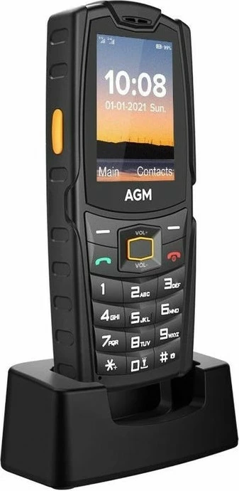 Robusten mobilni telefon AGM Mobile M6, 4G, 128MB ROM, 48MB RAM, črn