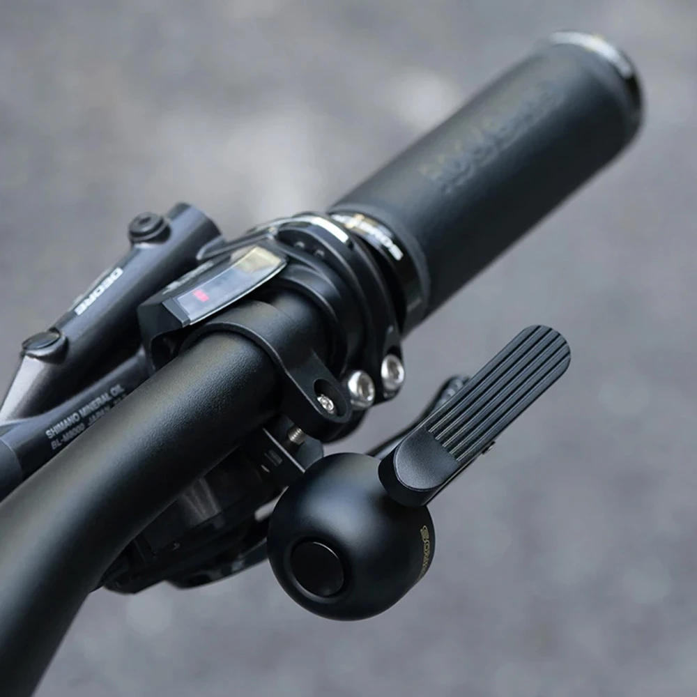 Zvonček za kolo Rockbros 34210007002, za desno stran krmila, črn