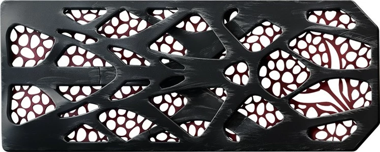 Zadnja plošča PowerColor Red Devil RX 7900, aluminij, črna