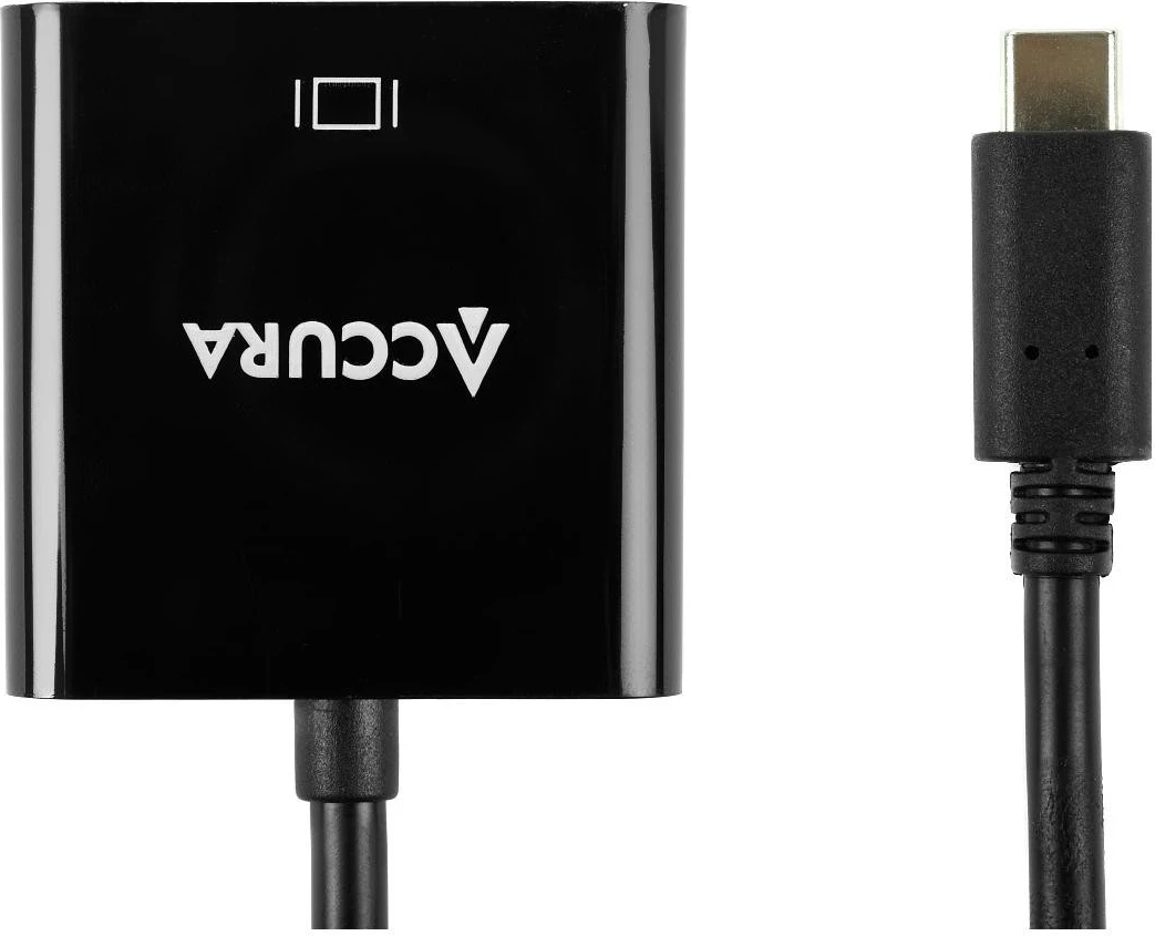 Adapter USB-C na HDMI Accura, črn