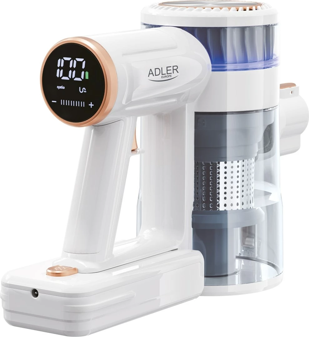Brezžični sesalnik, 0,4 L, 2200 mAh, bel Adler AD 7079