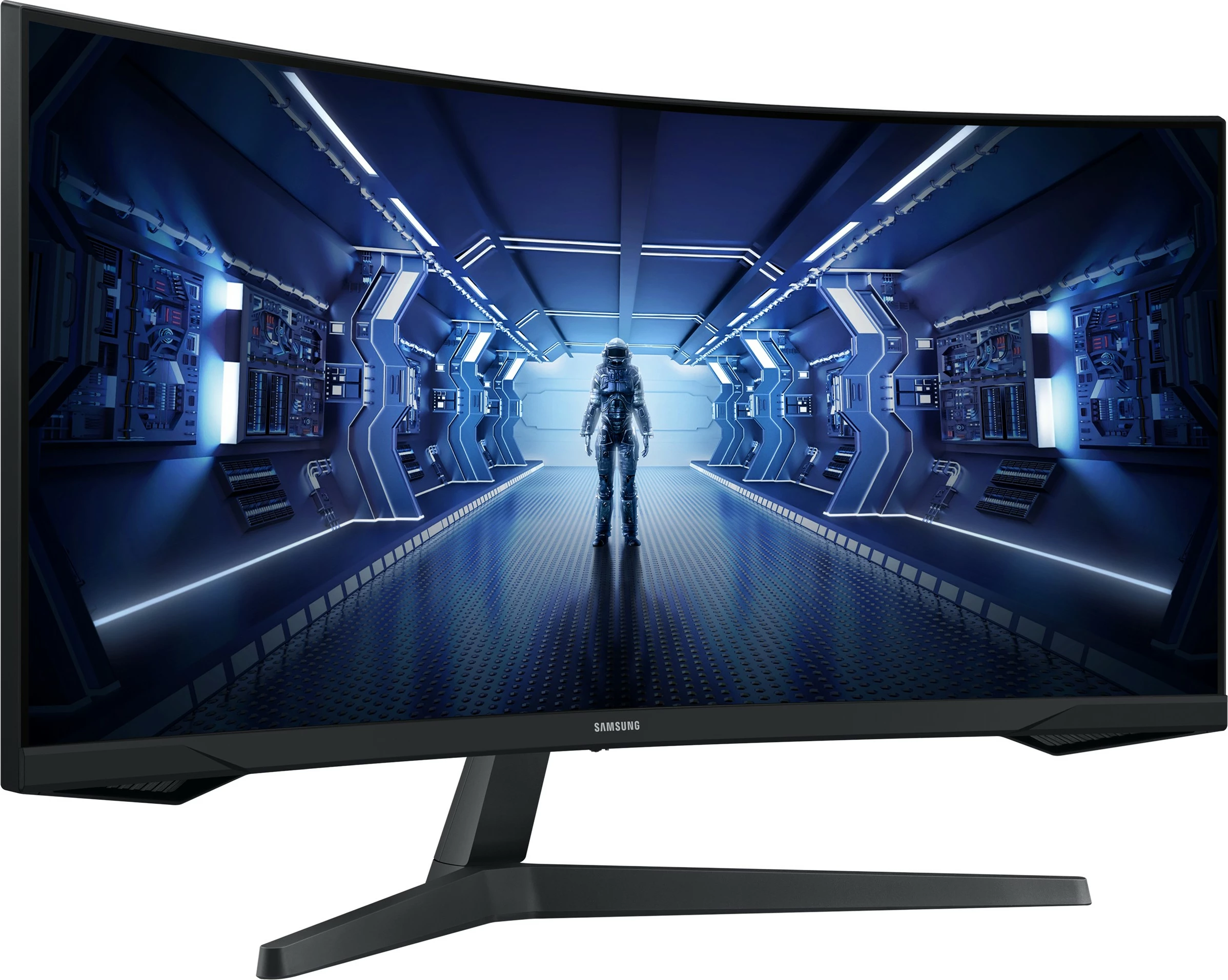 UltraWide Quad HD 34" monitor, Samsung G55T, LED, 1 ms, črn