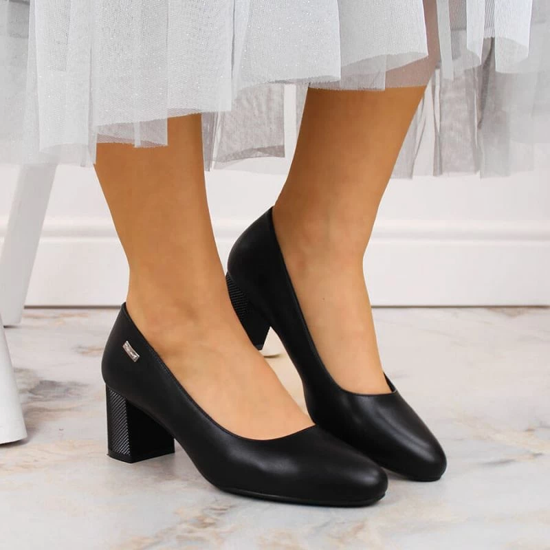 Elegantne ženske čevlje, Sergio Leone, črni