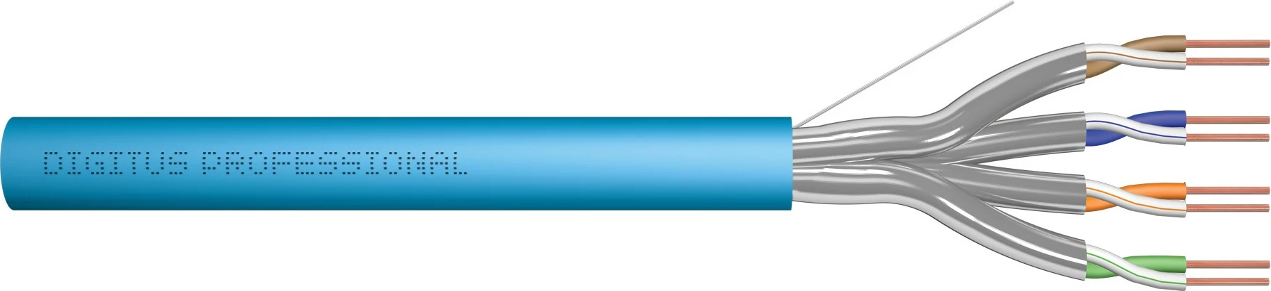 Mrežni kabel Cat6a U/FTP 305 m, modra - Digitus