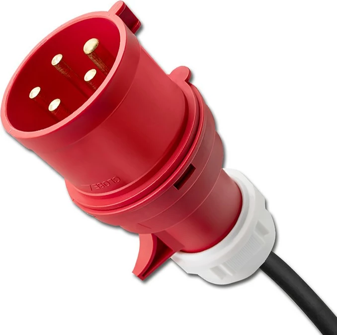 Prenosni polnilec za električne avtomobile Qoltec 52466, 7 kW, Type 2, LCD, 5 m, črno/zelen