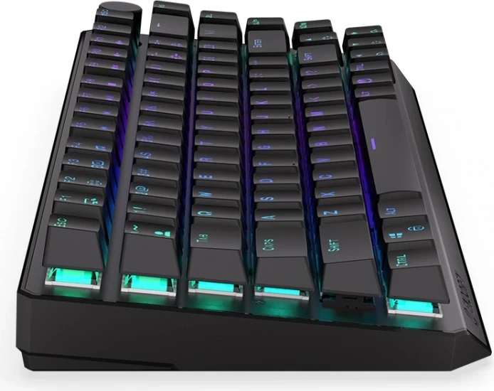 Brezžična igralna tipkovnica Endorfy Thock Red, USB-C, črna