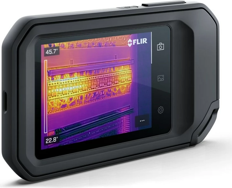 Termična kamera FLIR C8, 320 x 240, LCD zaslon, črna