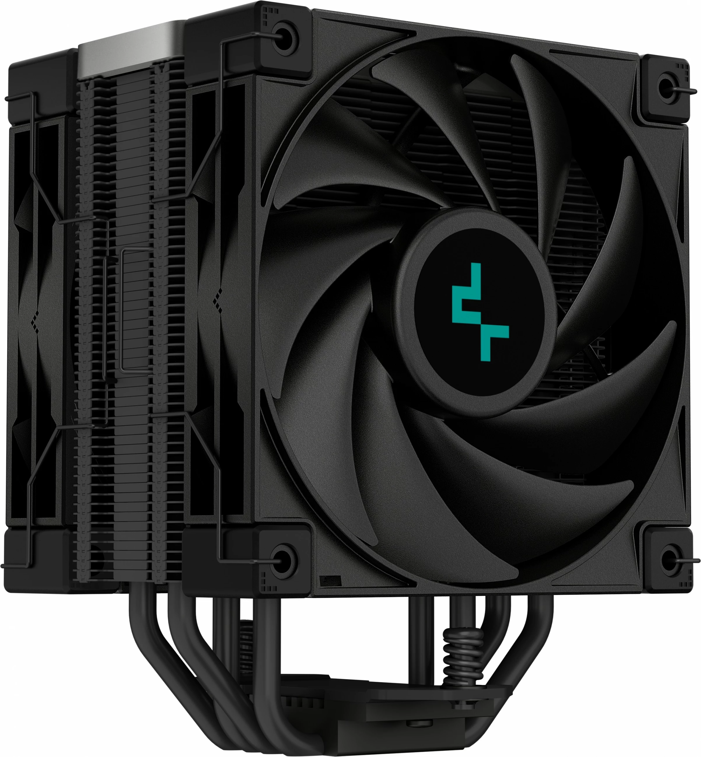 Zračni hladilnik za CPU DeepCool AK400 ZERO DARK PLUS, 12 cm, 500–1650 RPM, črn