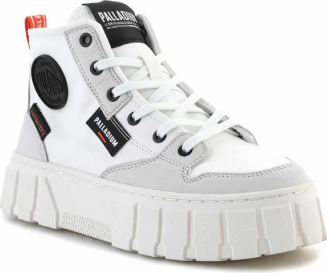 Visoke ženske čevlje Palladium Pallatower HI, bele