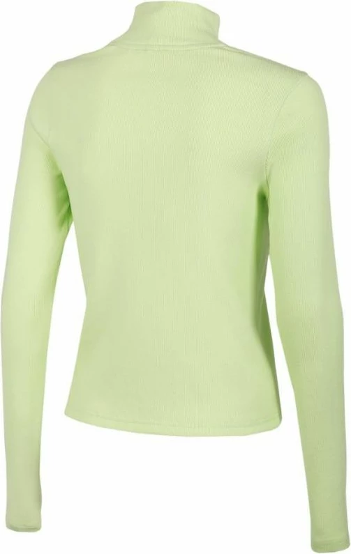 Bluza z dolgimi rokavi, 4F H4L22 TSDL011 72S, zelena