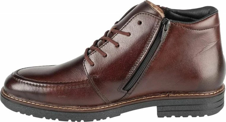 Zimski škornji Rieker za moške, rjavi