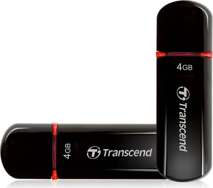 USB pomnilnik 4GB, Transcend JetFlash 600, črn
